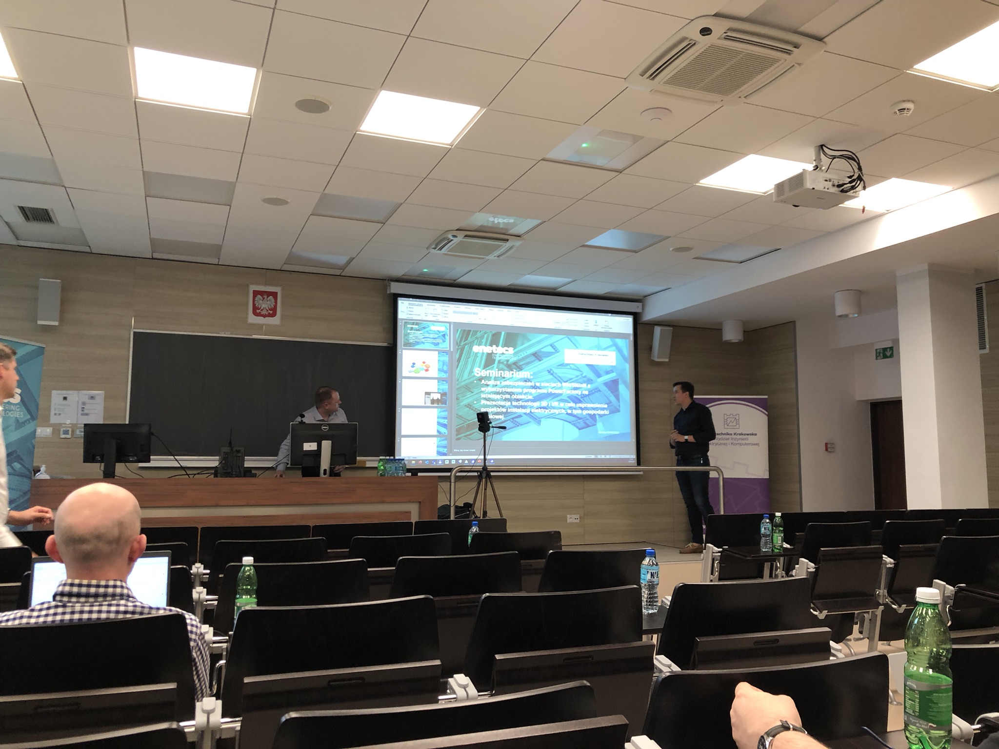 Prezentacja firmy ENETECS Engineering Technologies Sp. z o.o. podczas spotkania Koła nr 75 SEP na WIEiK