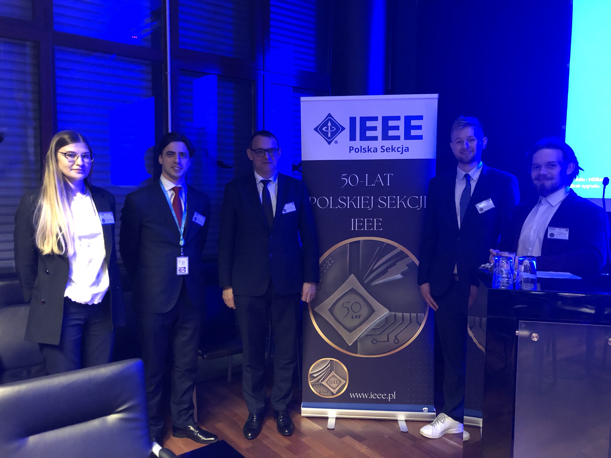 Przedstawiciele WIEiK na uroczystości 50-lecia Polskiej Sekcji IEEE