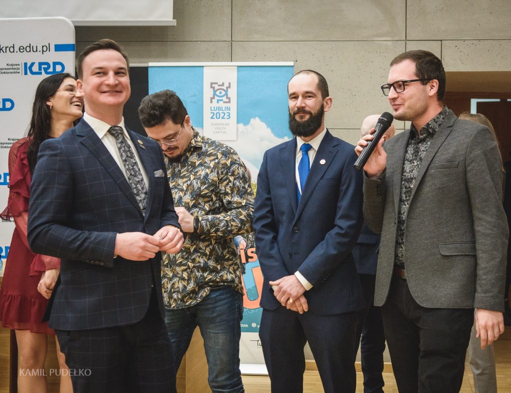 NASZ DOKTORANT WYRÓŻNIONY ZA DZIAŁALNOŚĆNA RZECZ ŚRODOWISKA DOKTORANCKIEGO!