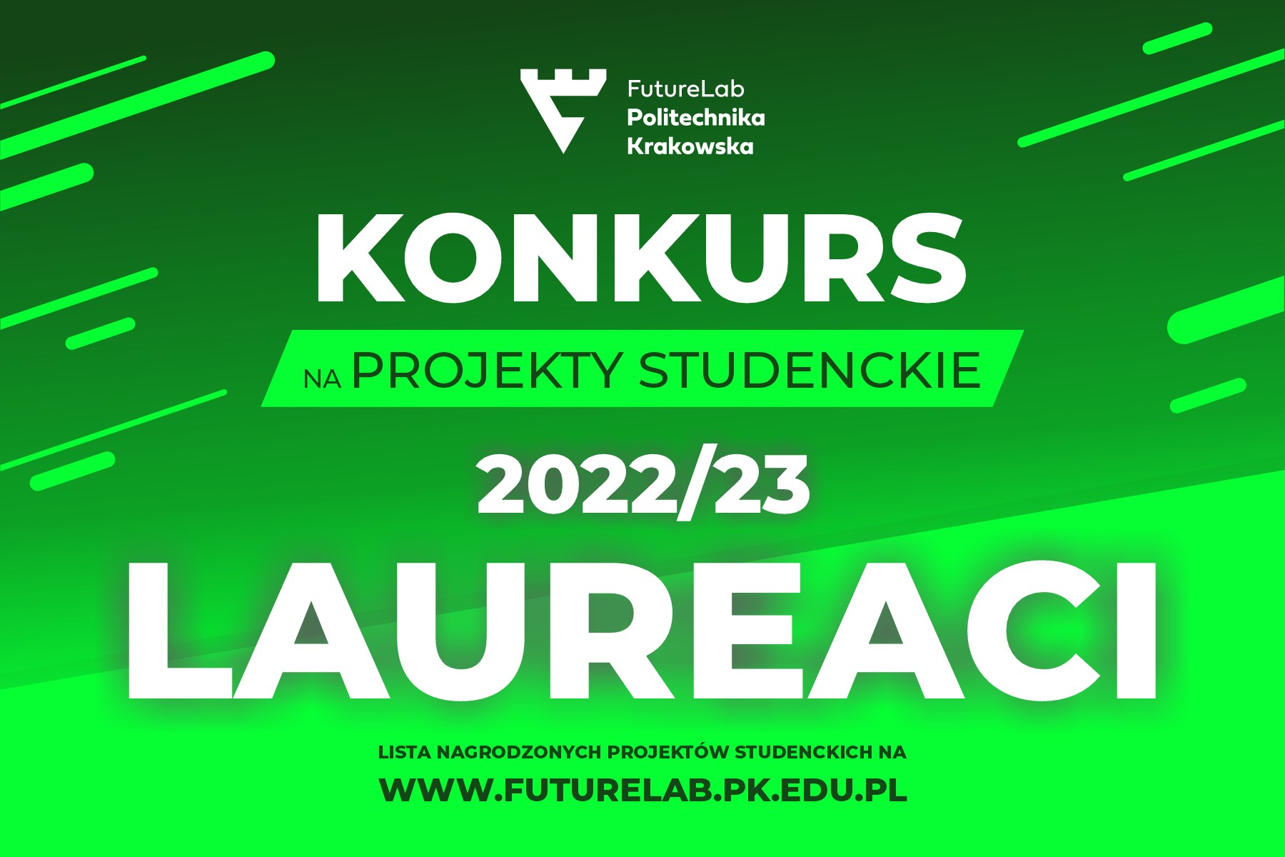 Wśród 21 nagrodzonych projektów dwa projekty z WIEiK PK!