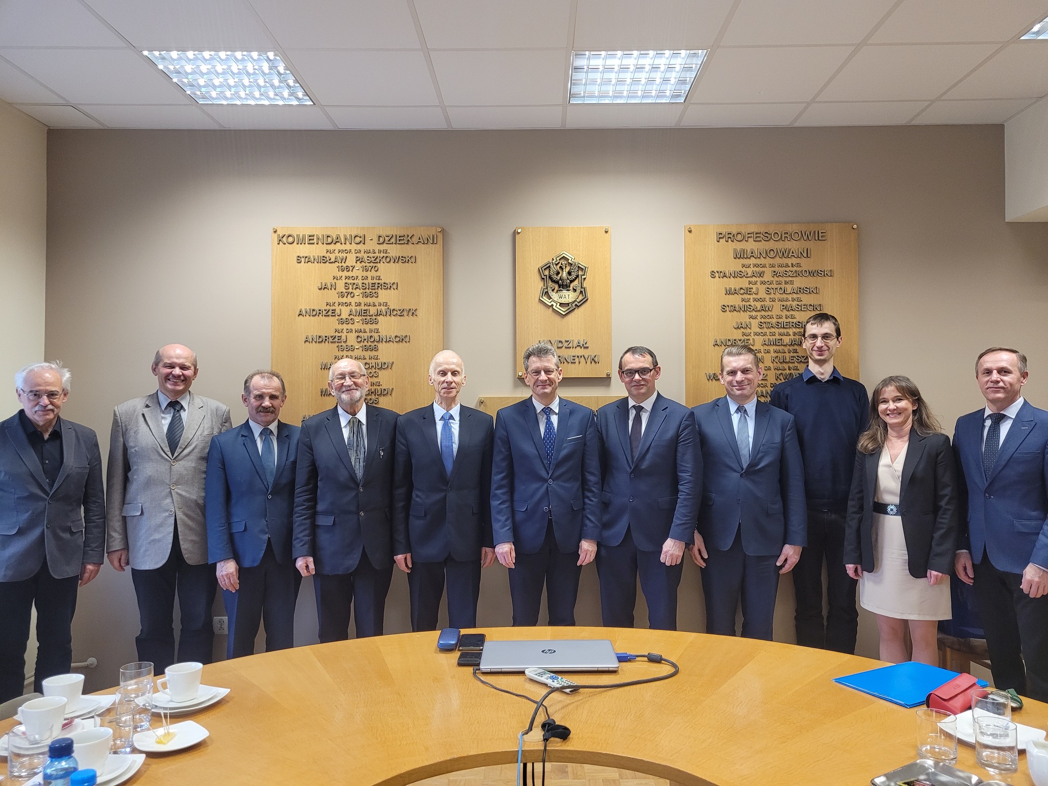 Wizyta przedstawicieli WIEiK na Wydziale Cybernetyki WAT