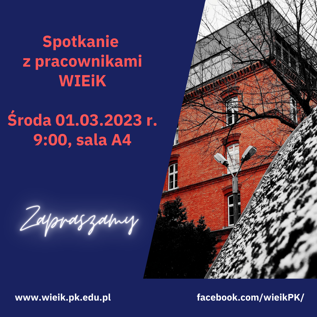 Spotkanie z pracownikami WIEiK w dniu 1 marca 2023