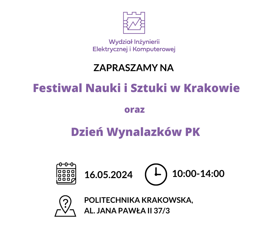 Festiwal Nauki i Sztuki w Krakowie / Dzień Wynalazków PK