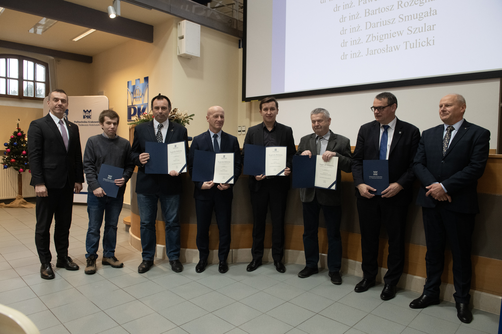 Uroczystość wręczenia Nagród Rektora Politechniki Krakowskiej za 2023 rok