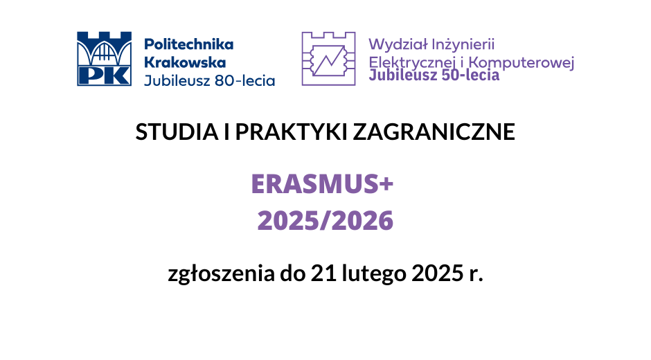 Kwalifikacje na wyjazdy zagraniczne w ramach programu Erasmus+ w roku akademickim 2025/26