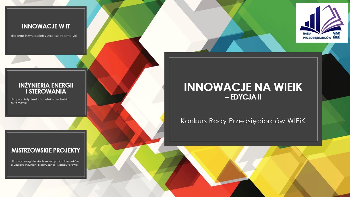 Innowacje na WIEiK- II edycja konkursu Rady Przedsiębiorców