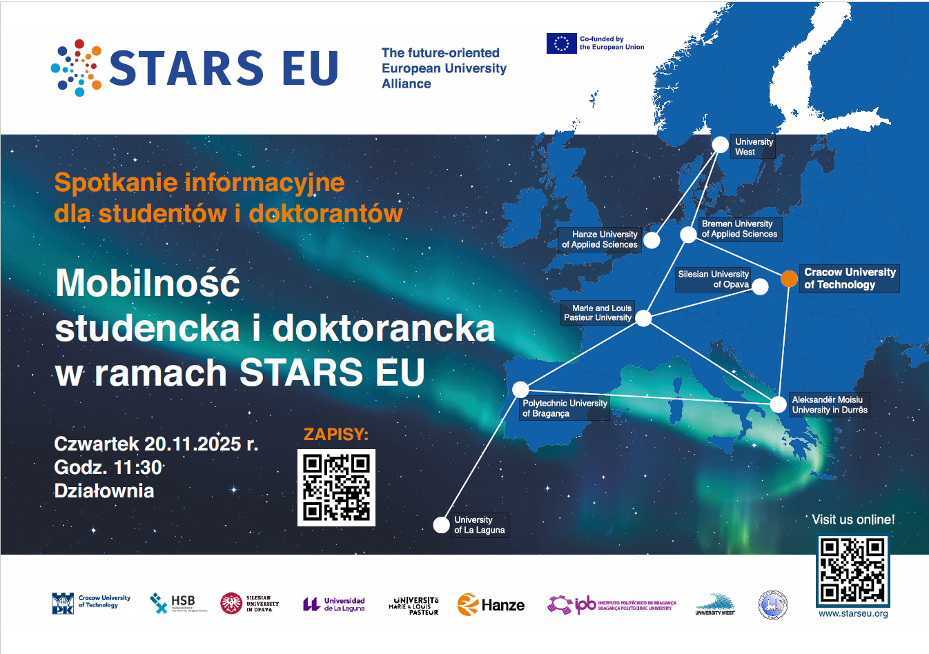 Spotkanie informacyjne STARS EU – mobilność studencko-doktorancka