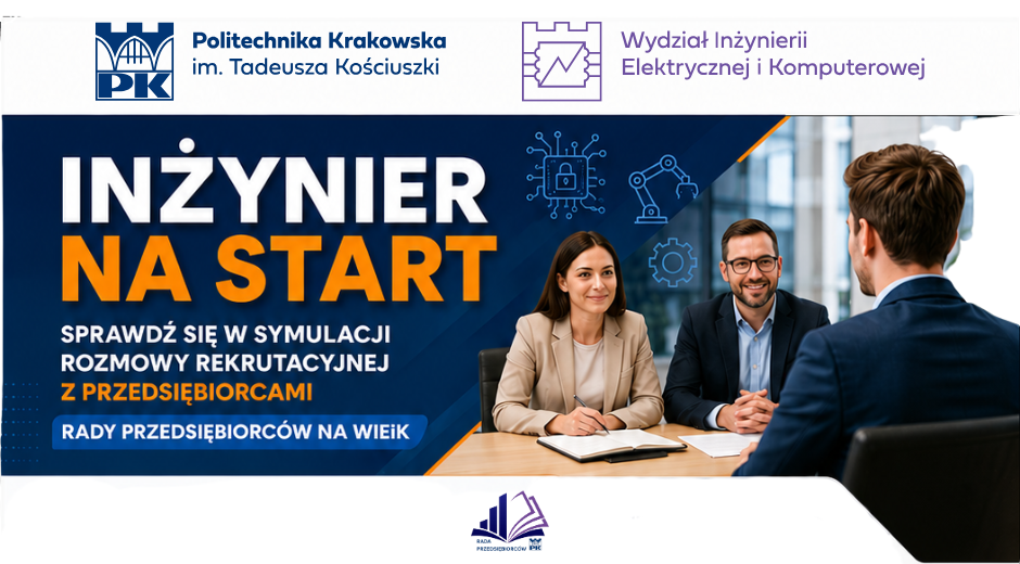 Finał inicjatywy „Inżynier na Start – sprawdź się w symulacji rozmowy rekrutacyjnej z przedsiębiorcami Rady Przedsiębiorców WIEiK”